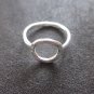 FINE SILVER RINGS 925 STERLING &atilde;�&ordf;&atilde;�&sup3;&atilde;�&deg; BAGUE SMALL FASHION HAMMER ROUND CIRCLE