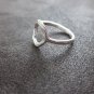FINE SILVER RINGS 925 STERLING &atilde;�&ordf;&atilde;�&sup3;&atilde;�&deg; BAGUE SMALL FASHION HAMMER ROUND CIRCLE