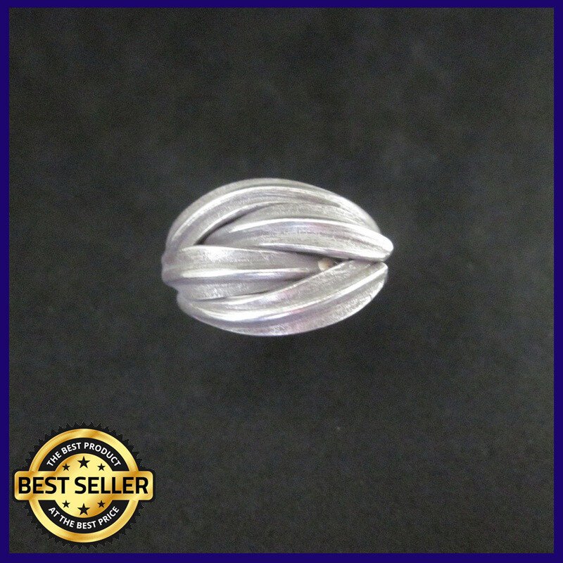 FINE SILVER RINGS 925 STERLING BAGUE WRAP WEAVE DESIGN ARTISAN HANDCRAFT