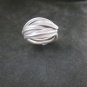 FINE SILVER RINGS 925 STERLING BAGUE WRAP WEAVE DESIGN ARTISAN HANDCRAFT
