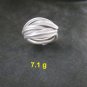 FINE SILVER RINGS 925 STERLING BAGUE WRAP WEAVE DESIGN ARTISAN HANDCRAFT