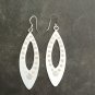 FINE SILVER EARRINGS VINTAGE CRAFT DANGLE ARTISAN 10g Sleek Elegance Hoops #E067