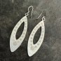 FINE SILVER EARRINGS VINTAGE CRAFT DANGLE ARTISAN 10g Sleek Elegance Hoops #E067