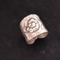 Fine Silver Rings Sterling 925 Vintage Craft Jewelry Karen Adjustable Size R416