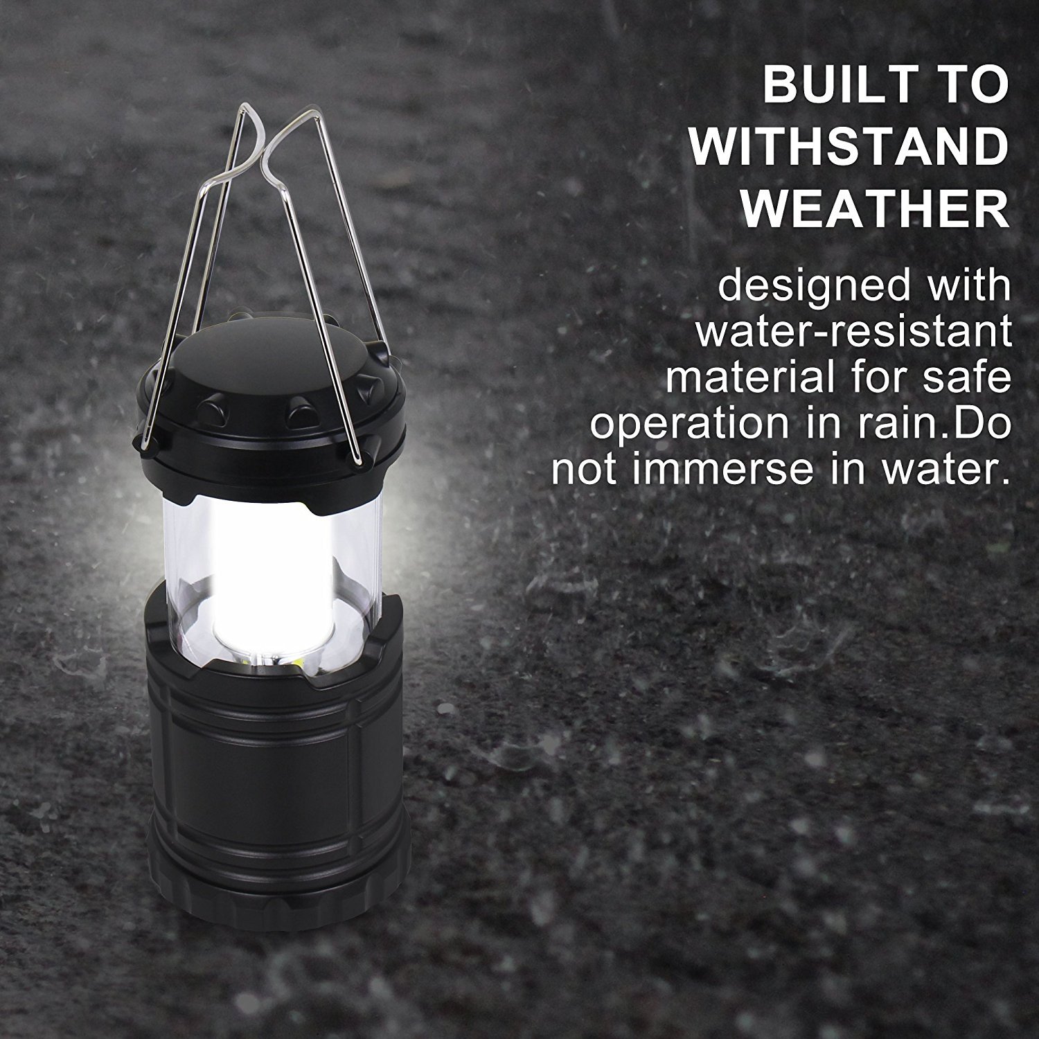 LED Outdoor Lantern Lamp for Camping Fishing Yard Patio Garden Emergencies