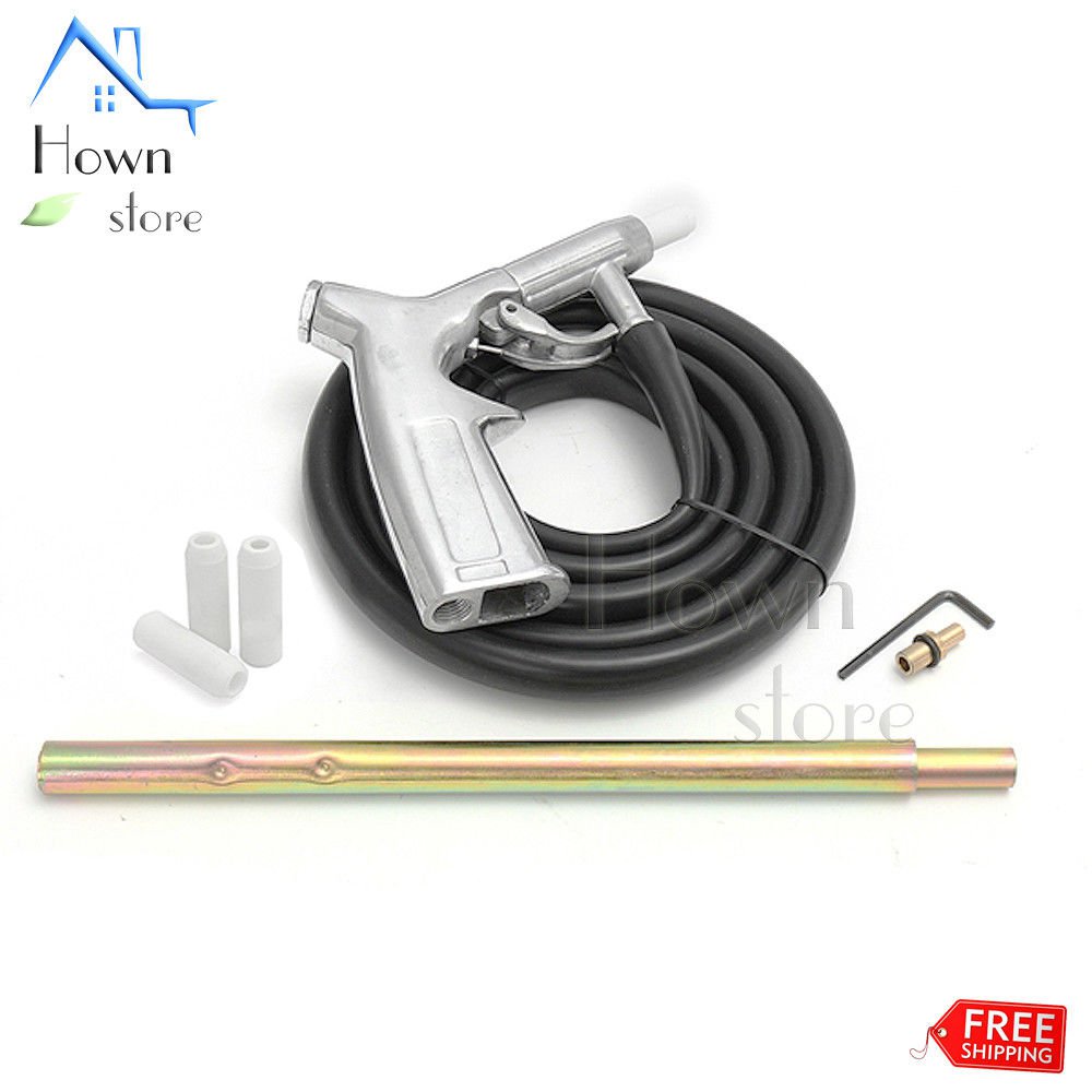 Air Abrasive Sand Blaster Gun Sandblasting Plastic Nozzle Kit Tool Set