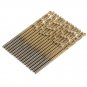 Twist Titanium Coated Drill Bit Set High Speed Steel Hown - store