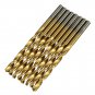 Twist Titanium Coated Drill Bit Set High Speed Steel Hown - store