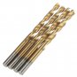 Twist Titanium Coated Drill Bit Set High Speed Steel Hown - store