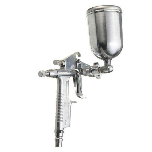 Pneumatic Industrial Spray Paint Gun Gravity Feed Sprayer Tip Nozzle 0.15l