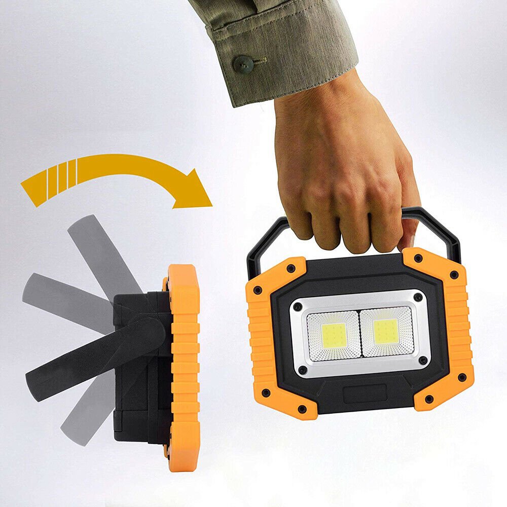 COB 30W LED Work Light Rechargeable Portable Waterproof LED Flood Lights for Outdoor hown store