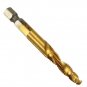 Screw Taps Drill Bit Set Titanium Coated Hex Shank Hown - store