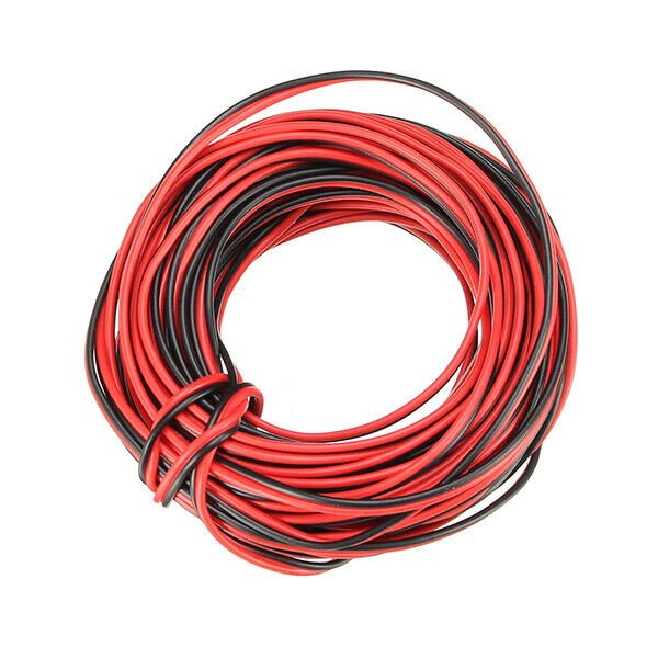 Gauge Black and Red Extension Cable Wire Cord for Led Strips Car Moto Cable