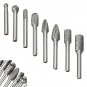 Double Cut Burr Bit Carbide Rotary Die Grinder Engraving 1/4" Shank Hown - store
