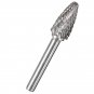 Double Cut Burr Bit Carbide Rotary Die Grinder Engraving 1/4" Shank Hown - store