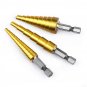 Titanium Step Drill Bit HSS Cone 2 Flute Hown - store