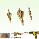 Spiral Step Drill Bit  HSS Impact Ready Cone 2 Flute hown - store
