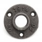 Black Malleable Iron Flange Vintage Hown - store
