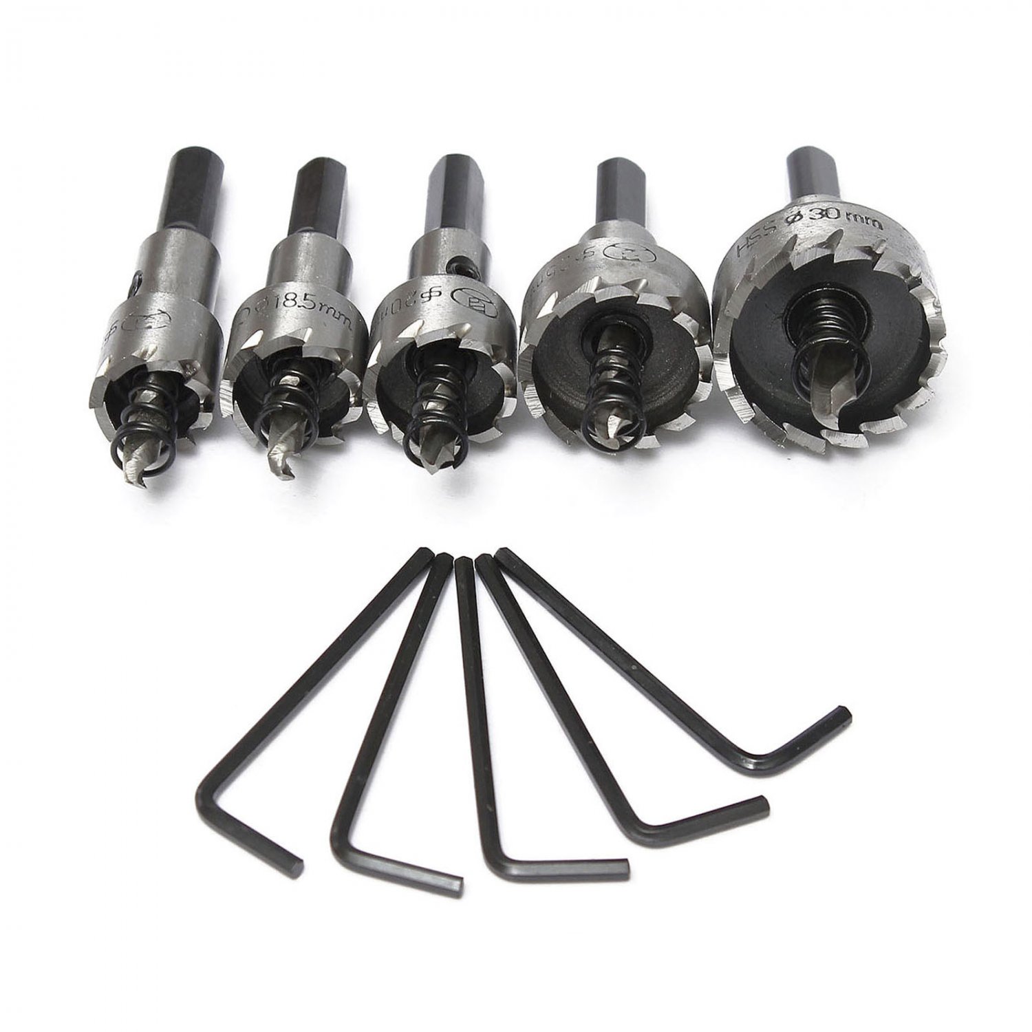 Drill Bit Set HSS Hole Saw Multi-Purpose Metal Reamer Power Tooth Cutter Hown store