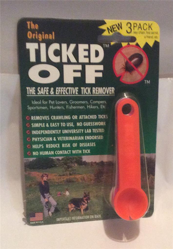 Ticked Off The Original Tick Remover Tool 3pk assorted colors