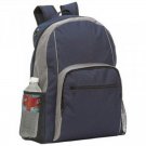 Maxam Blue Black and Gray Backpack - LUBPBBG