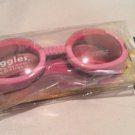 Doggles ILS Dog Sunglasses Goggles Shiny Pink Frame Hot Pink Lens Size Large NEW