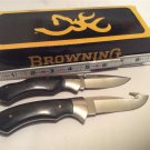 Browning Hunting Knife Set Folder Fixed Blade SHEATH NOT INCLUDED 322039