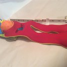 Doggles Get Wet Retrieve Me Float Floating Squeeker Dog Water Toy Red Frog Legs