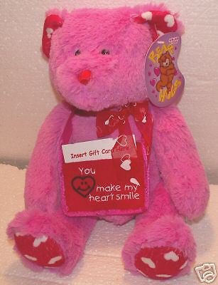 Red Gift Card Stuffer Teddy Bear! 14 inches tall! New!