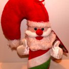 Christmas CANDY CANE SANTA Plush! NEW! Sugar Loaf!