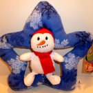 Snow Flake Star with Snow Man Christmas Plush! Sugar Loaf! STUFFED GREEN! NEW!