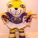 Female CHEERLEADER BEAR - Louisiana Tigers - LSU Plush!