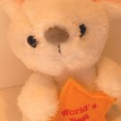 WORLD'S BEST TEACHER Plush Animal! RUSS! NEW!