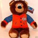 VARSITY ILLINOIS BEAR Plush! 13.5"! NEW! NCAA! OLCP!
