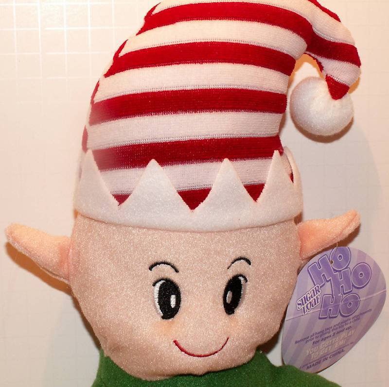 Christmas ELF - Ho Ho Ho Plush! NEW! Sugar Loaf!