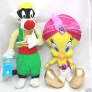 Ali Baba Sylvester & Tweety Plush Set! Looney Tunes!