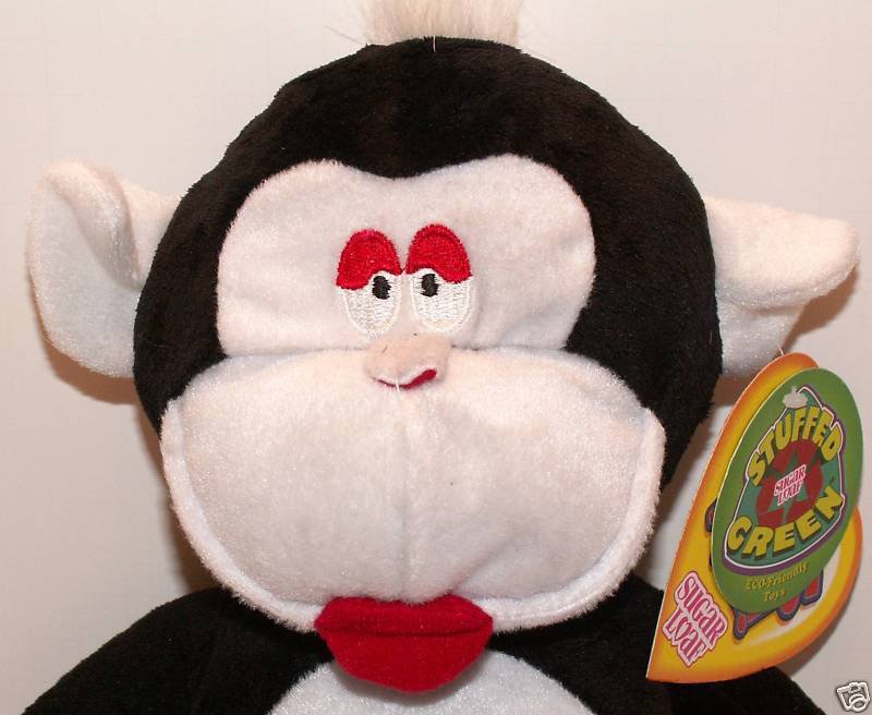 Valentine MONKEY Plush! STUFFED GREEN!