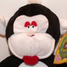 Valentine MONKEY Plush! STUFFED GREEN!