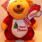 Merry Christmas Teddy Bear Plush! Sugar Loaf! NEW!