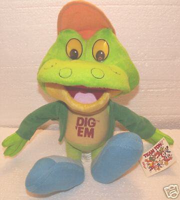 Dig'Em The Frog Kellogs Plush Figure! Brand New!