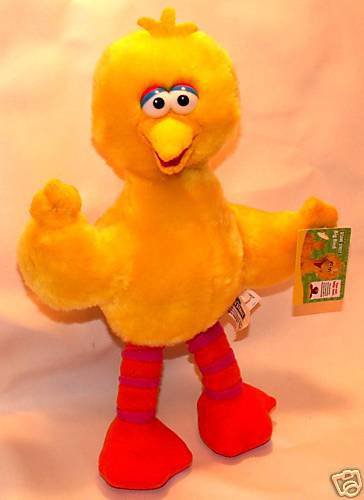 Big Bird Plush Figure! New Edition & Brand New!