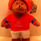 Vintage Style Football Bear - 2009 ECO-GREEN SERIES! NEW!