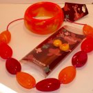 Jasmine Jewelry Set: EARRINGS, NECKLACE, BRACELET! New!