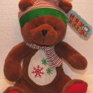 Kuddle Me Toys Christmas Teddy Bear! 14" Tall! New!