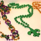 MARDI GRAS Lot #1: Chain, Emblem & Disc Ball Necklaces!