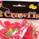 12 MARDI GRAS CRAYFISH SEALED BAG Arthropod Crustacean!