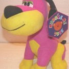 Kuddle Me Toys Sitting Pink Dog! 11" Tall! Brand New!