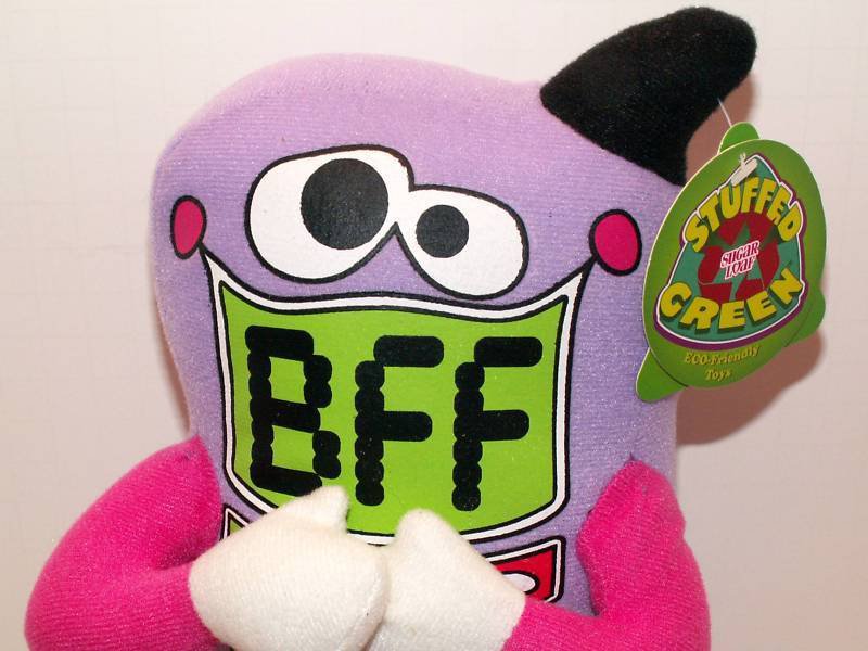 CELL PHONE GUY - BFF STUFFED GREEN Plush! NEW