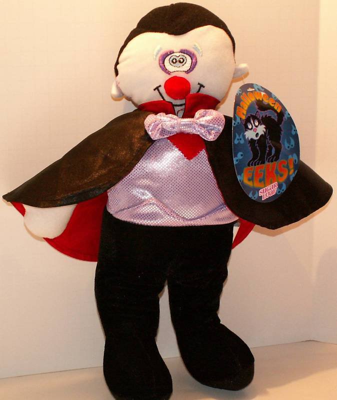 Count Dracula Plush HALLOWEEN STUFFED GREEN! NEW!