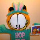 Turquoise Garfield Easter Bunny Plush! NEW!